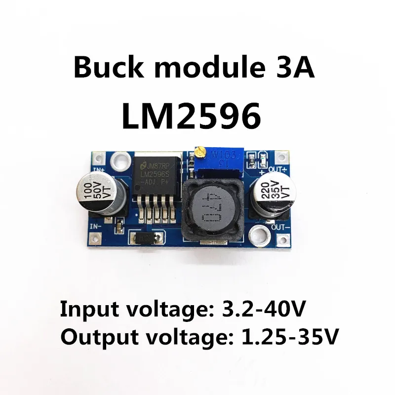 Регулируемый понижающий модуль постоянного тока LM2596 XL6009 XL4015 3 А 4 а 5 регулятора
