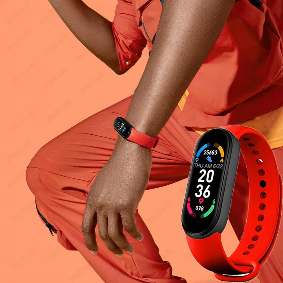 

2021 M6 Smart Watch Men Women Bluetooth Smart Band Heart Rate Fitness Tracking Sport Bracelet For Apple Xiaomi Android Ios Watch