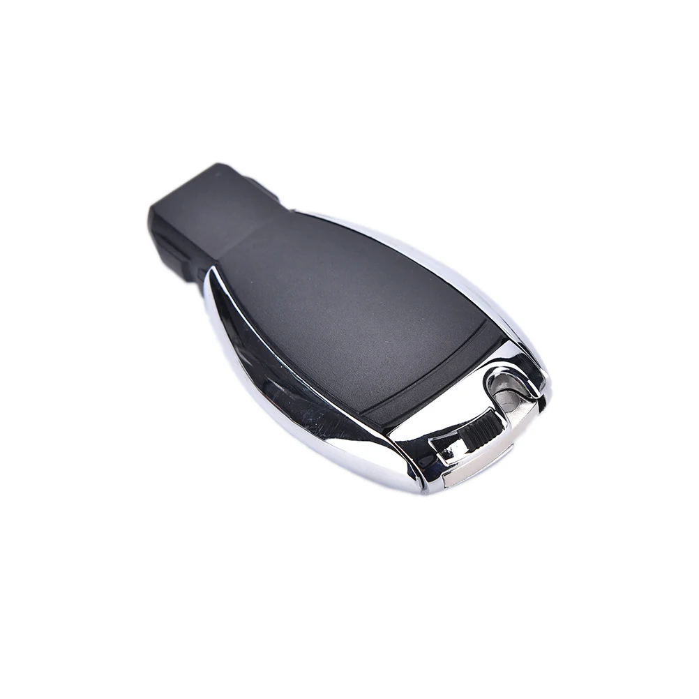 Чехол для ключа с дистанционным управлением Mercedes Benz NEW Chrome 2 Button Smart MB CL Silk Elk C E S Class
