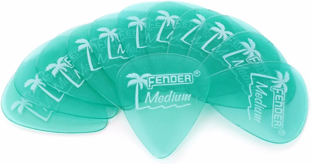 Медиаторы для медиаторов Fender California Clears продажа по 1 штуке доступны 3 цвета в