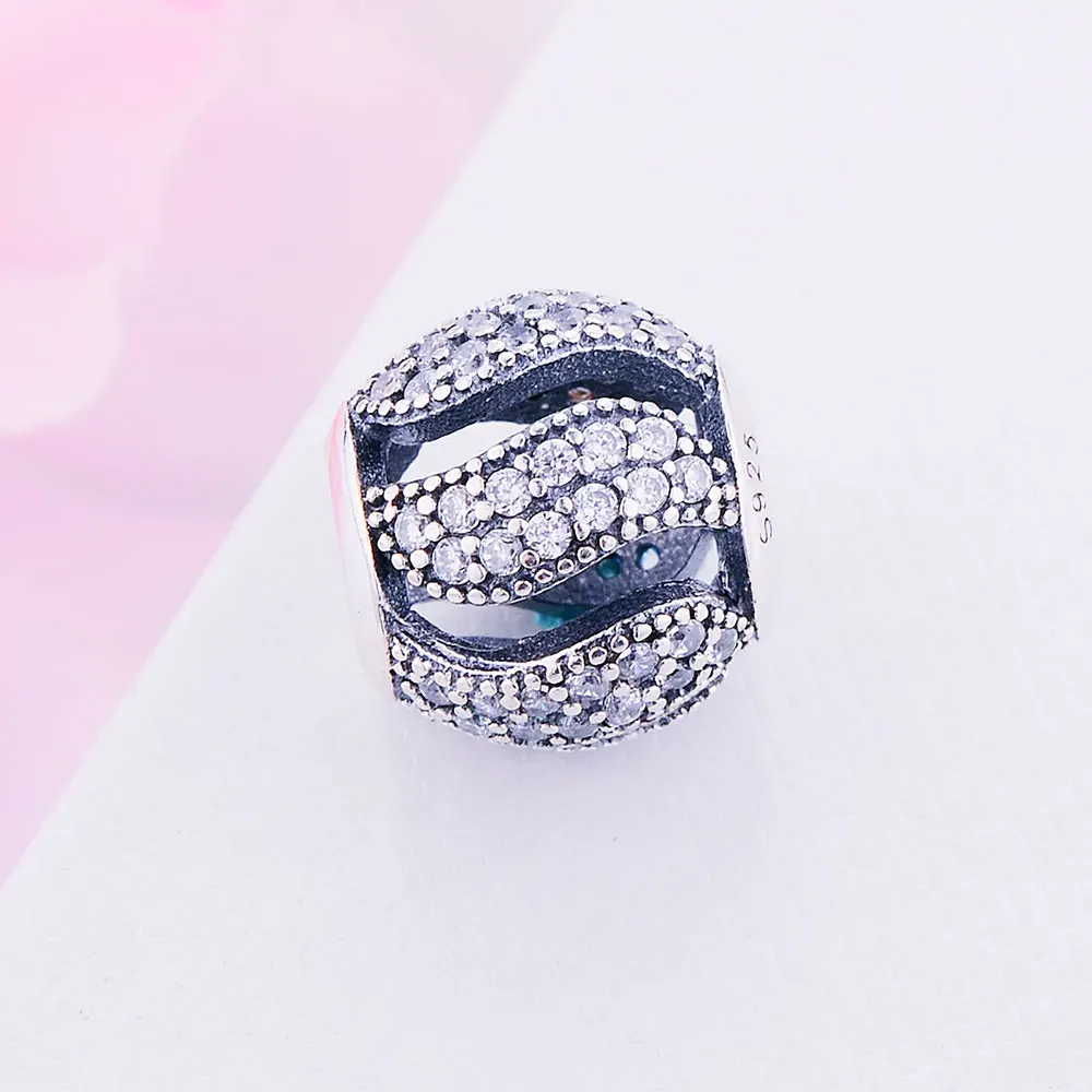 Бусины шармы сделай сам из серебра 2021 пробы с фианитами|pandora charms|beads charmspandora charm