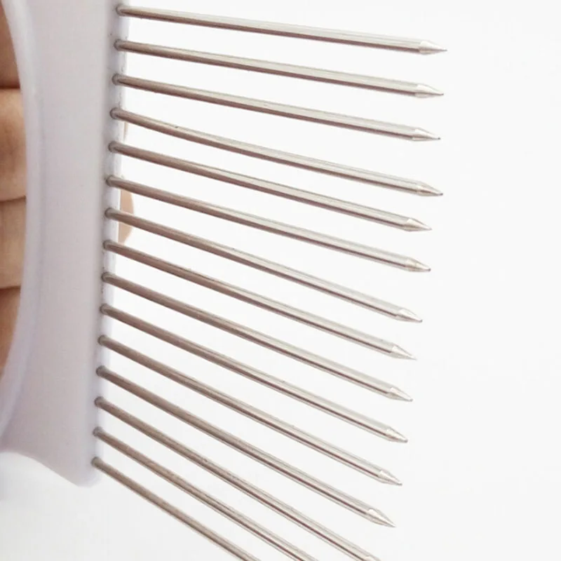 1 шт. легко вырезать лук держатель вилка нержавеющая сталь + пластиковый слайсер