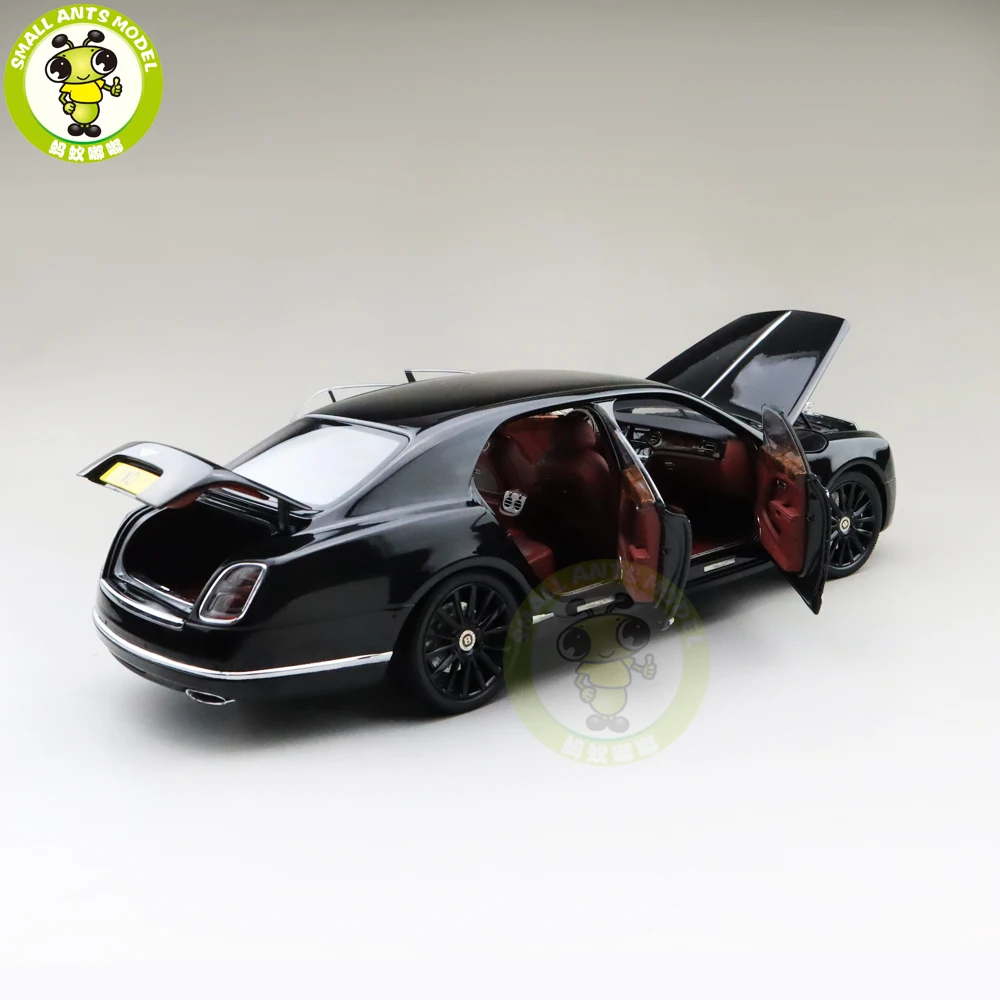 1/18 Почти настоящий Mulsanne W.O. Литой металлический модельный автомобиль подарок