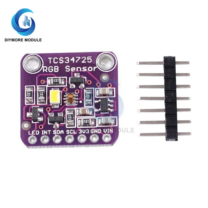 Модуль цветного датчика TCS34725 34725 RGB ИК фильтр с блокировкой плата для