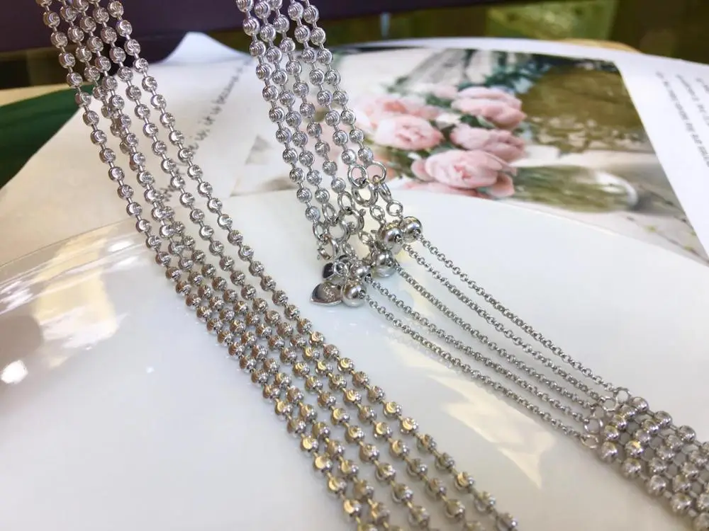 Рисунок 6 - 50 см длинное 925 пробы Серебряное