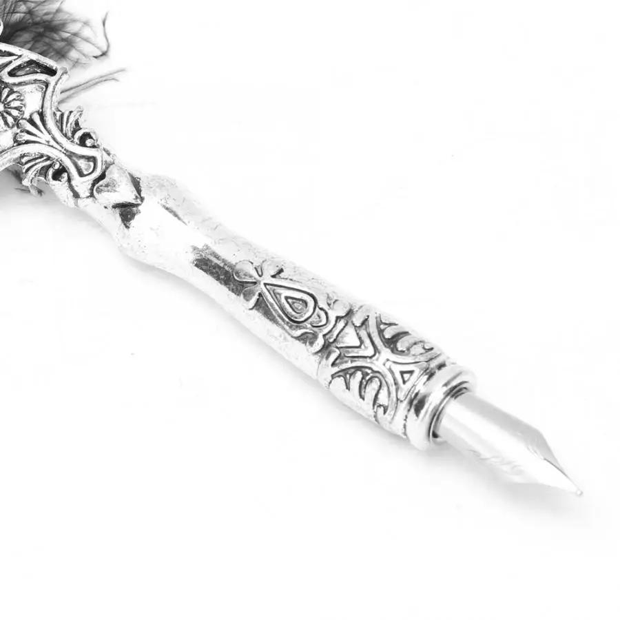 Винтажная Классическая авторучка перо Dip Ручка чернильная бутылка набор с