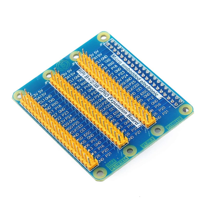 Плата расширения Raspberry Pi Gpio один ряд три ряда для 4 3 Model B +|Аксессуары