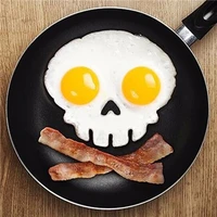 skeleton egg silicone cartoon fried breakfast omelette mold egg pancake ring shaper cooking tool kitchen accessories gadget