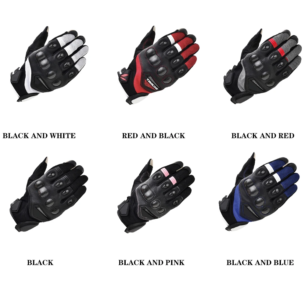 Дышащие мотоциклетные перчатки с сенсорным экраном Luva Motoqueiro Guantes Защитное снаряжение инструмент короткие нескользящие перчатки для мотокросса