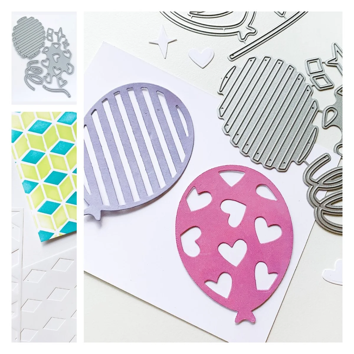 

Металлические штампы для вырезания воздушных шаров, ремесло, тиснение, изготовление бумажных поздравительных открыток, шаблон «сделай сам...