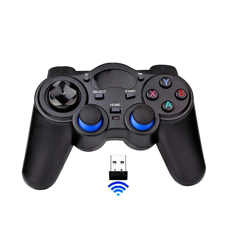 Беспроводной игровой контроллер 2 4G джойстик для Android TV BOX + 1 приемник|Пульты ДУ| |