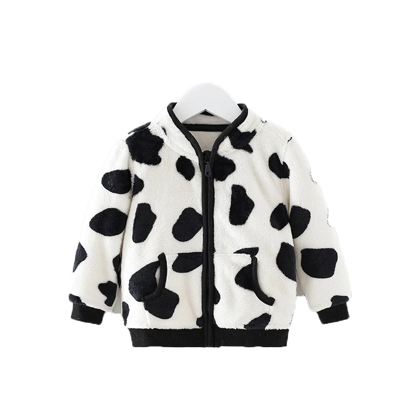 

Winter Baby Coat Warm Children Coral Fleece Jackets Boy and Girl Outerwear