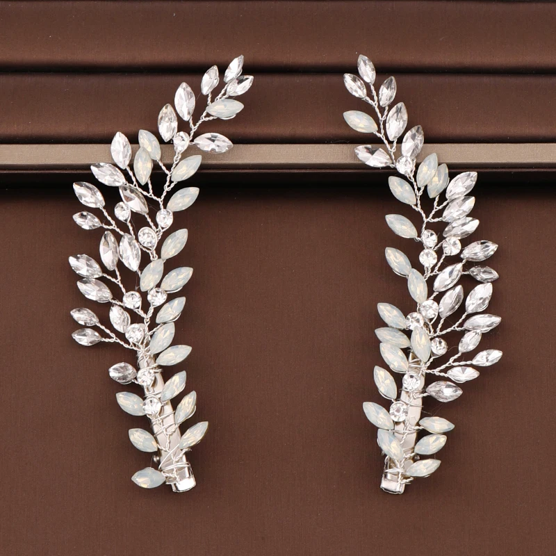 Аксессуары для волос невесты свадебная заколка головной убор ручной работы