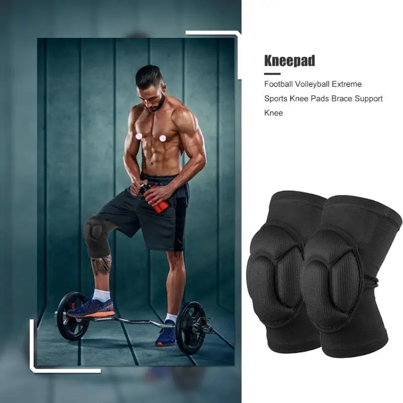 1 пара губка для волейбола экстремальные виды спорта наколенники уплотненные
