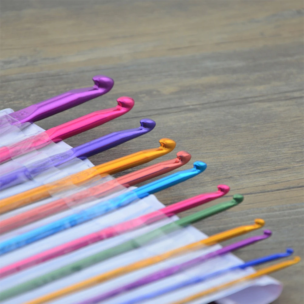 

1Pc Stainless Steel Crochet Hooks/Needles Alumina Knitting Hooks 2-10Mm Yarn Sewing Accessories Tools Diy Craft Knit Needle