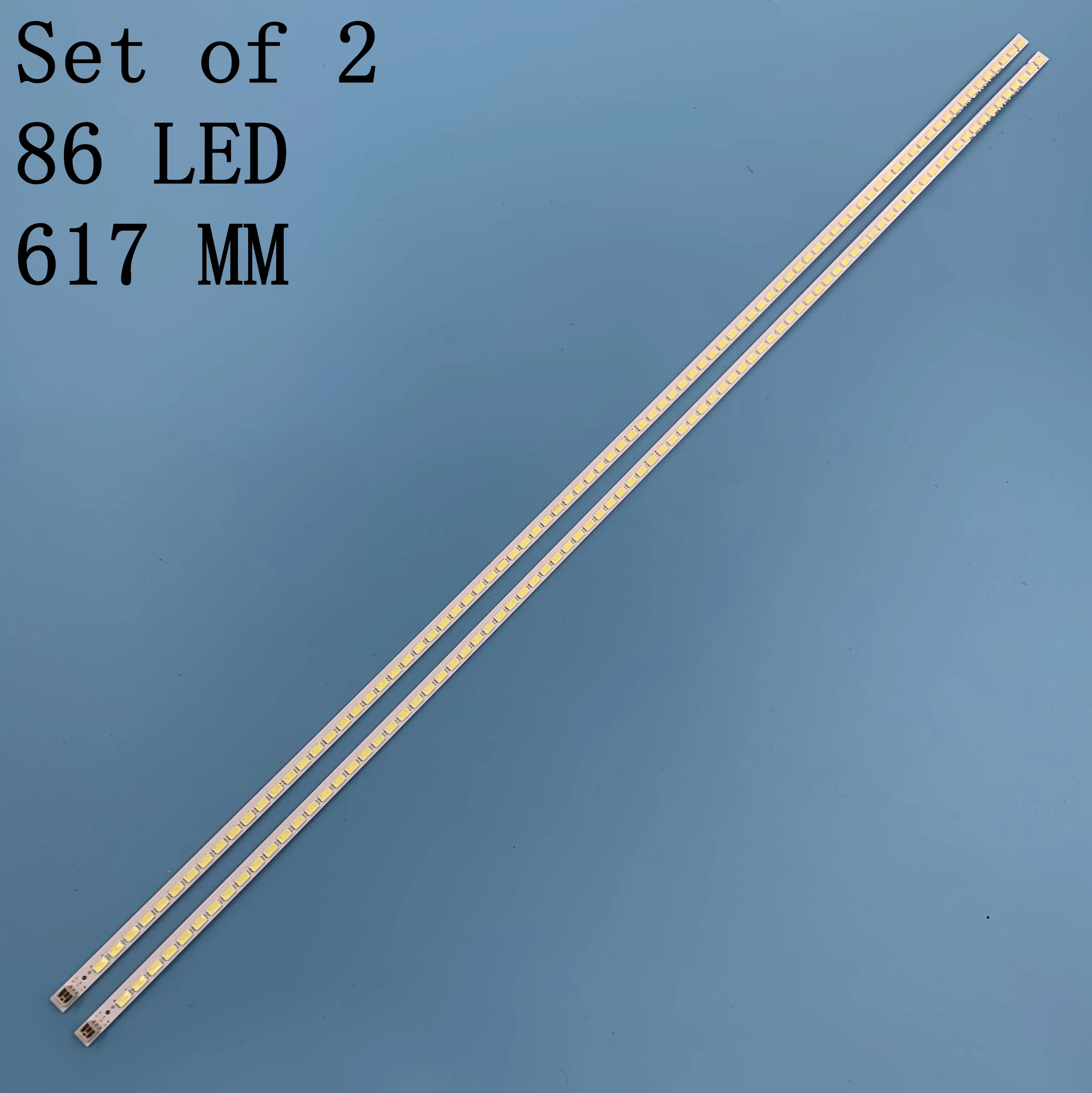 

100%NEW 617mm LED Backlight Lamp strip 86leds For LCD TV LTA550HJ12 LJ64-03045A LTA550HQ14 SSL550-3E2A 2011SGS55 2pcs/Lot