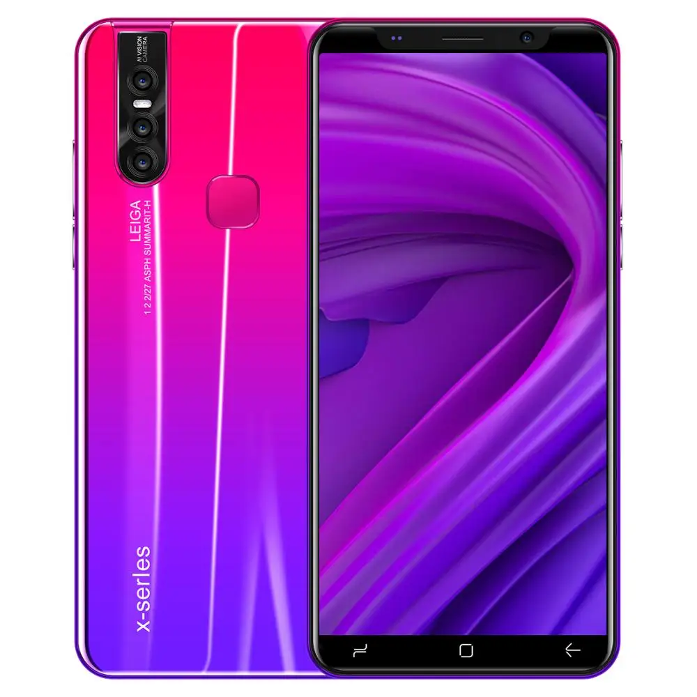 

Global X27 5.0 Inch 4GB+64GB Andriod 8.0 Smart Phone Face ID 8 Core 8+16MP Andriod 8.1 Dual SIM And SD Card Face ID Mobile Phone