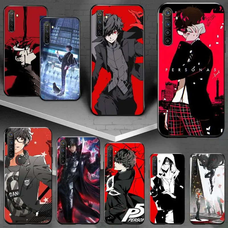 Мягкий силиконовый черный чехол для телефона PENGHUWAN Persona 5 p5 OPPO Realme 3 2 Pro F7 F9 F11 F3 RENO