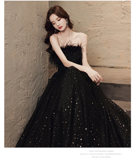 black gown for women