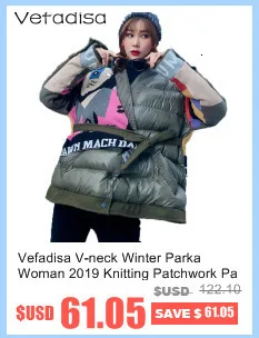 Vefadisa блузка с кисточками и пайетками на рукавах, женская блузка с мультяшным принтом, длинная ассиметричная блузка, однобортный Топ в стиле Харадзюку, лидер продаж, ZLD653