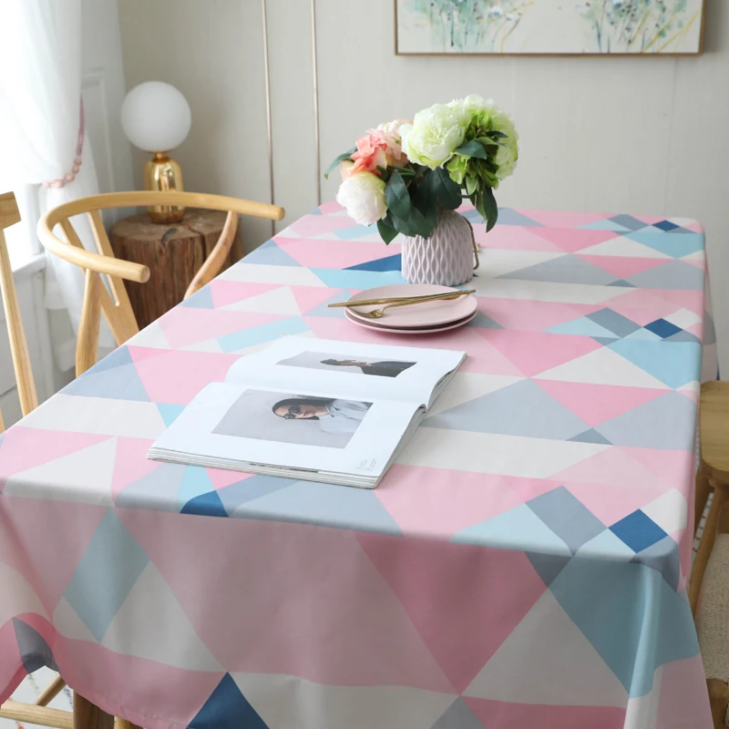 GIANTEX скатерть для кухонного стола хлопковая прямоугольные скатерти покрытие