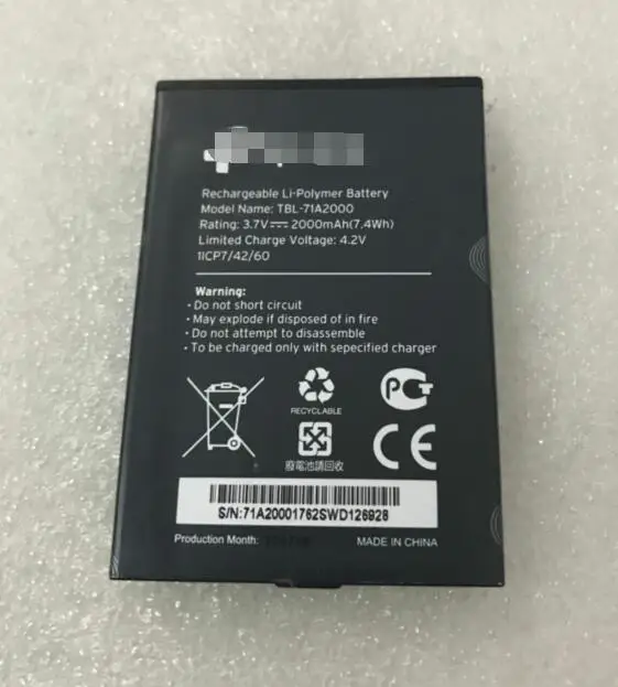 GeLar 3,7 V 2000mAh батарея для TP-LINK M5350 батарея TBL-71A2000 TL-TR861 761 wifi mifi батарея