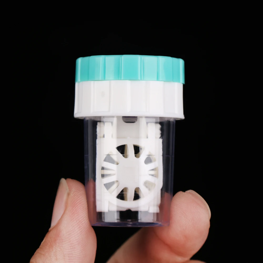 1 шт. вращающийся стеллаж для контактных линз чехол Карамельный цвет Линзы очков