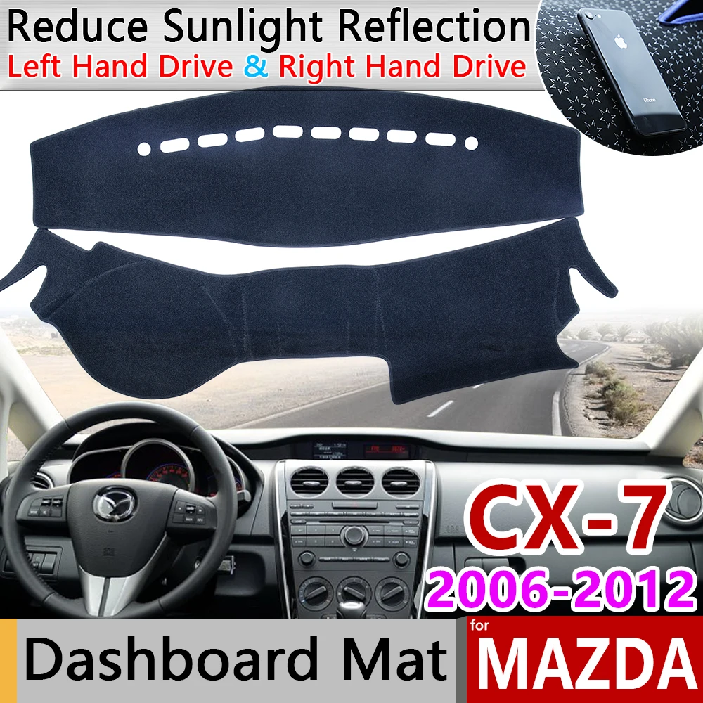 Для Mazda CX 7 2006 2007 2008 2009 2010 2011 2012 анти скольжения мат коврик на приборную панель Зонт