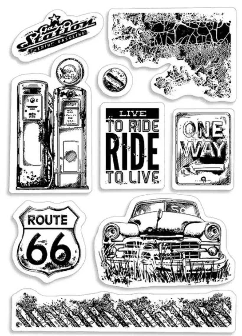 Автомобильный прозрачный штамп для самостоятельного изготовления