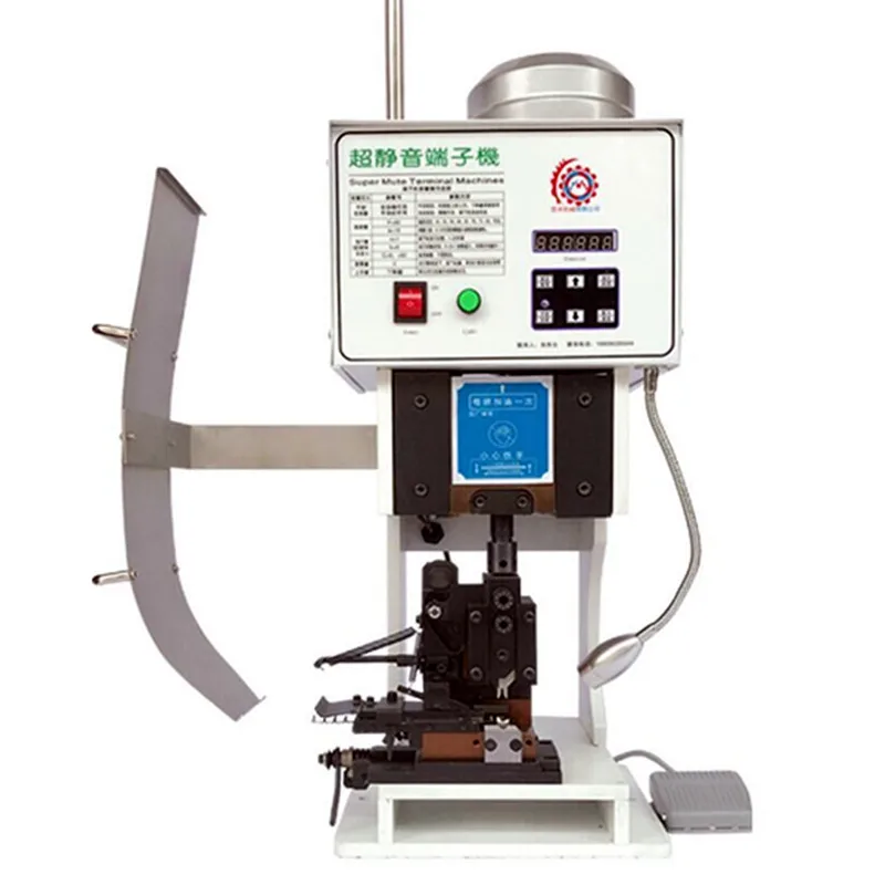 

1.5T Low noise High-speed Fully automatic cable wire terminal crimping machine with SWT508C Peeling Striping Cutting Machine