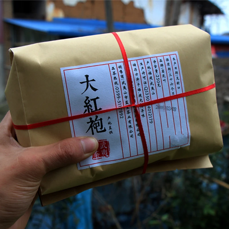 Большой красный халат чай Shuixian Wuyi Oolong бумажный пакет|Заварники| |