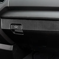exquisite compact classy carbon fiber co pilot glove box panel cover trim panel decor sticker panel decal 3pcsset
