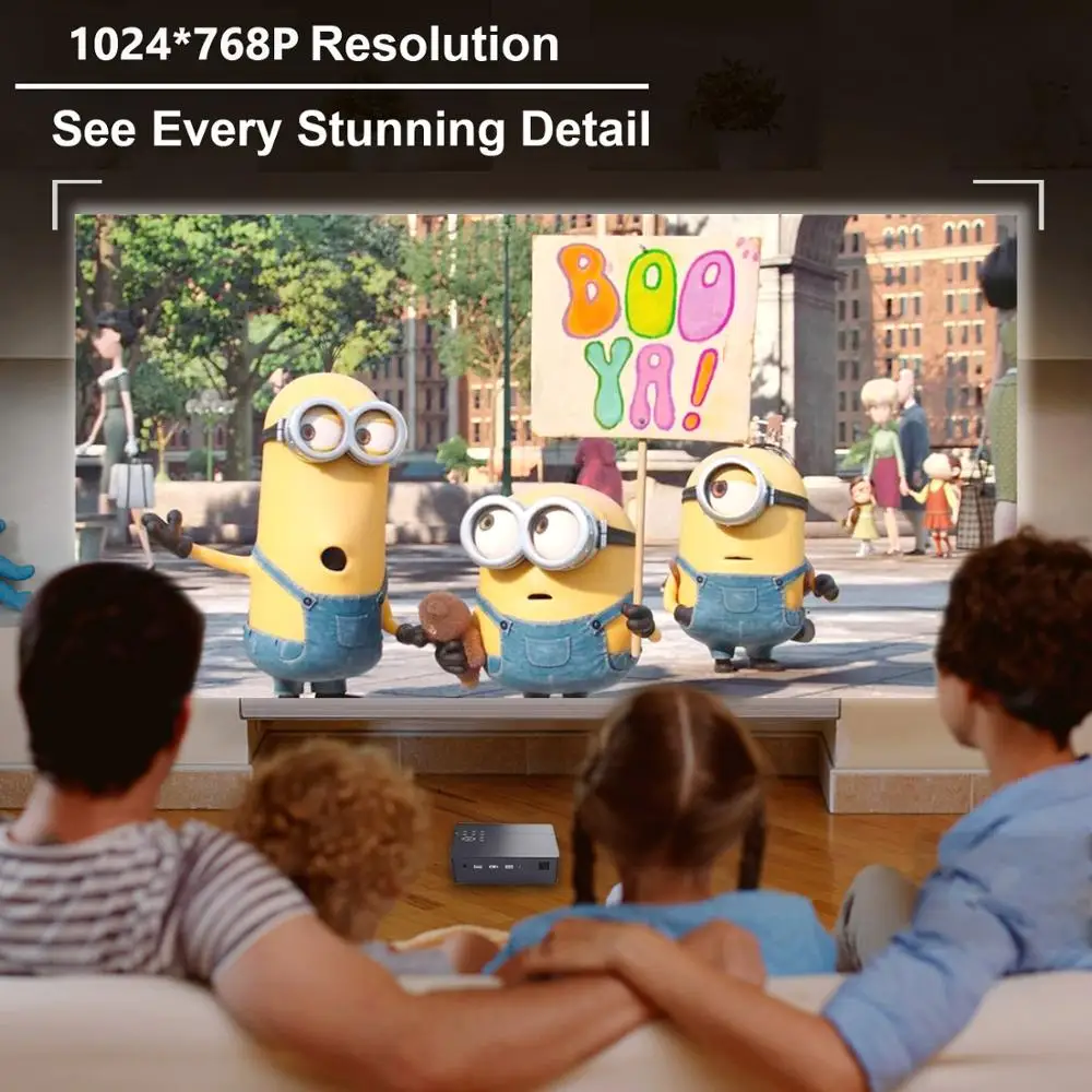 WZATCO S5 DLP 3D проектор Смарт Android 4K 5G WI FI для домашнего кинотеатра Full HD 1080P видео