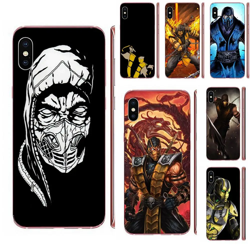 Мультяшный Скорпион Mortal Kombat для Xiaomi Mi3 Mi4 Mi4C Mi4i Mi5 Mi 5 5x6 6X 8 SE Pro Lite A1 Max Mix 2 Note 3 4 |