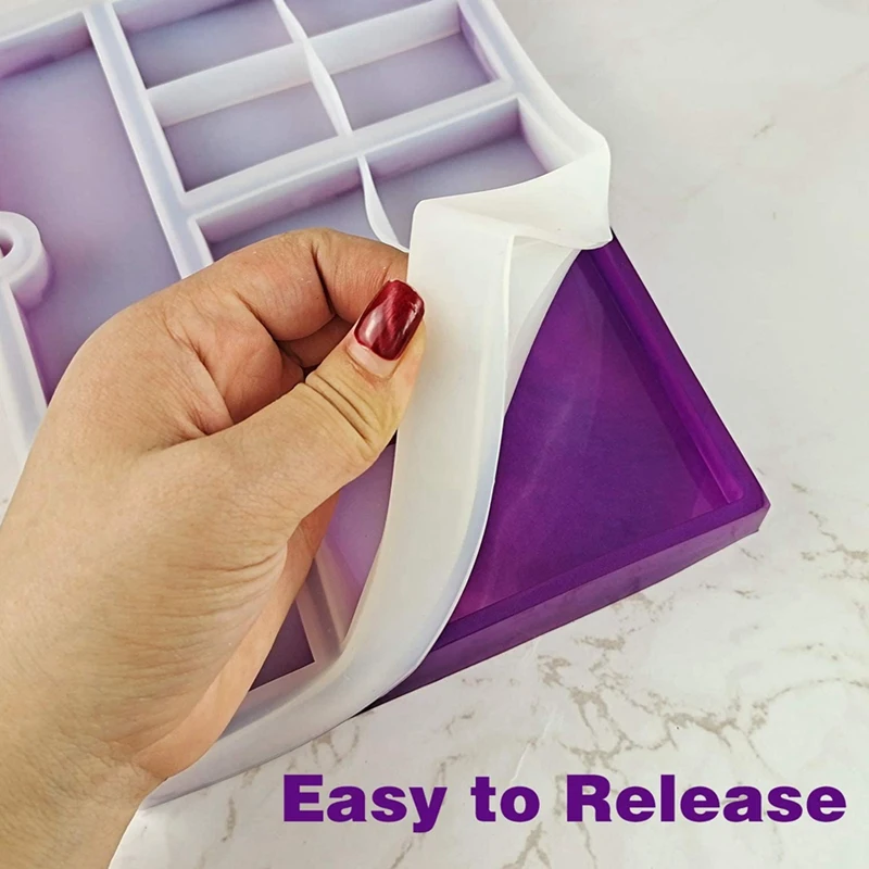 

2 Set Resin Molds: 1 Set Deer Horn Mold with Jewelry Organizers Epoxy Resin Mold & 1 Set Silicone Snowflake Mold Set