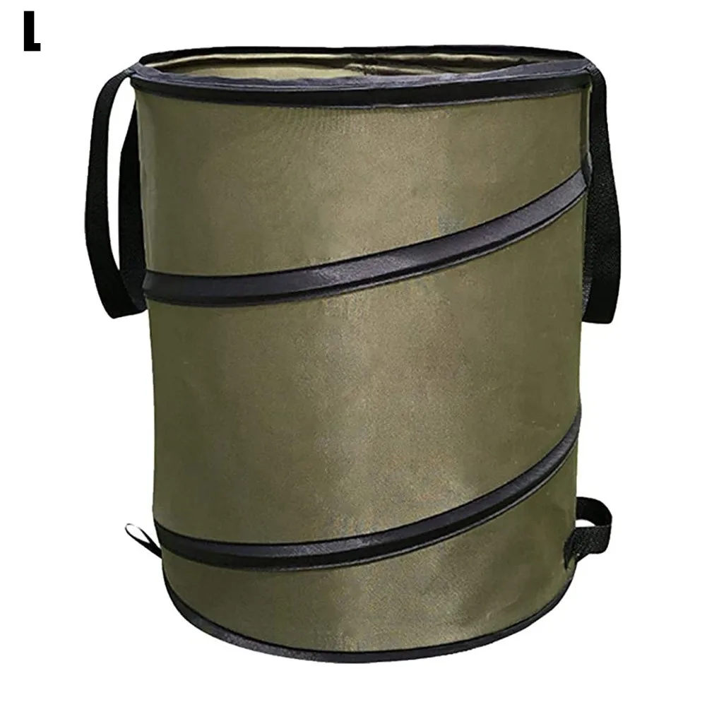 

Gardening Bag Buckle Home Container Leaf Trash Can Gardening Container Garden Trash Can Household Folding Laundry Basket