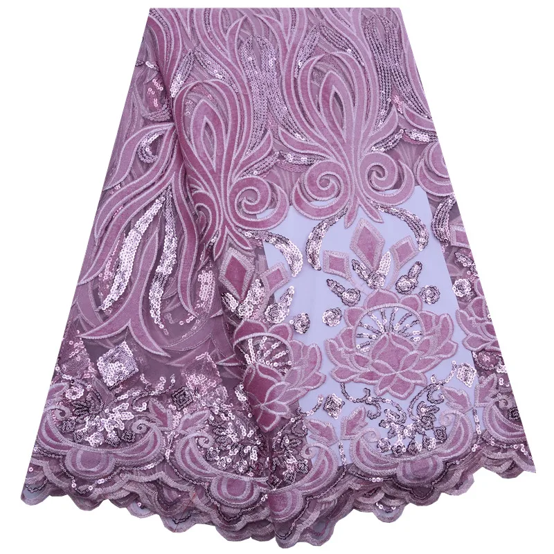 Бархатное кружево с блестками французское Тюлевое Сетчатое новинка 2020