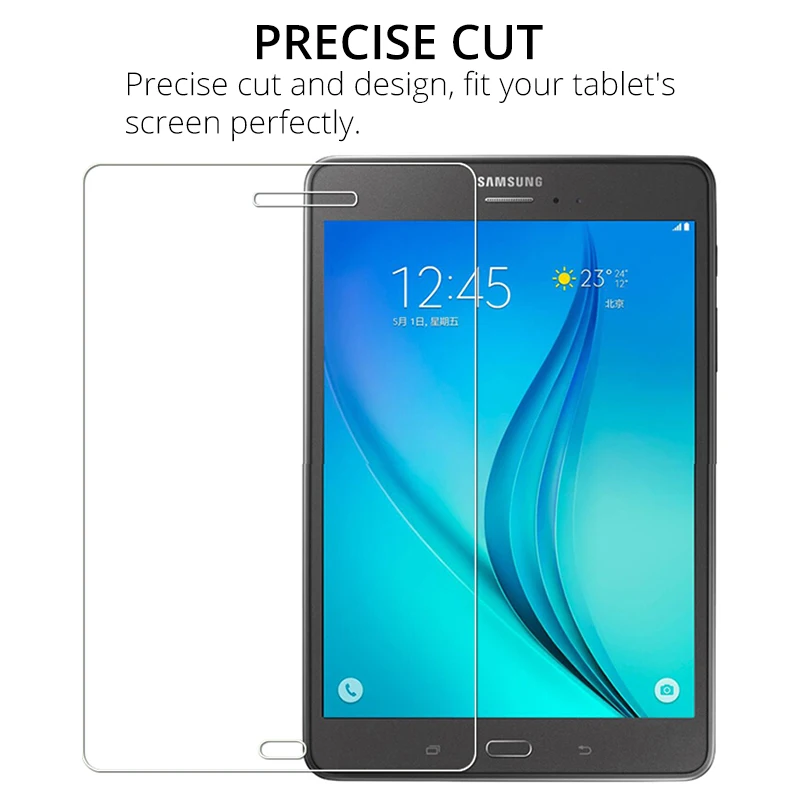 Взрывозащищенное Закаленное Стекло 9H для Samsung Galaxy Tab A T350 T351 T355 8 дюймов прозрачная