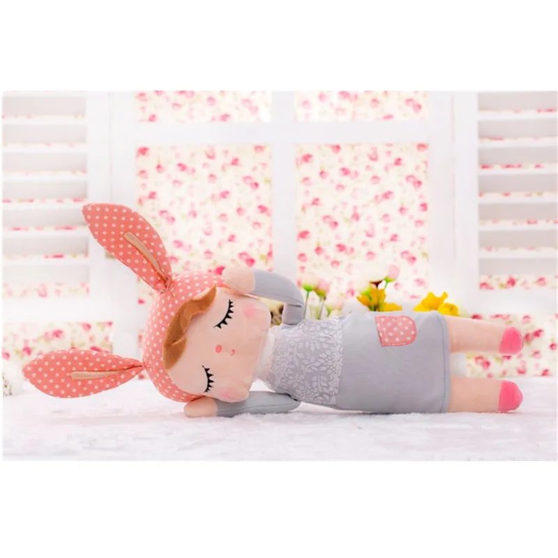 В коробке Metoo Кукла Kawaii плюшевая Мягкая Плюшевая Игрушка Животные детские игрушки для девочек и мальчиков на день рождения Рождество Кролик Анжела