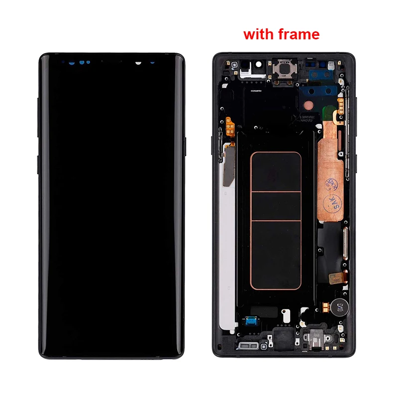 ЖК дисплей AMOLED для Samsung Galaxy Note 9 N960 N960F N960D N960DS сенсорный экран в сборе сменный