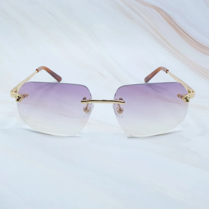 

Sunglasses Men Designer Carter Panther Sun Glasses Big Square Polygon Shades For Women Luxury Vintage Mens Wholesale Sunglasses