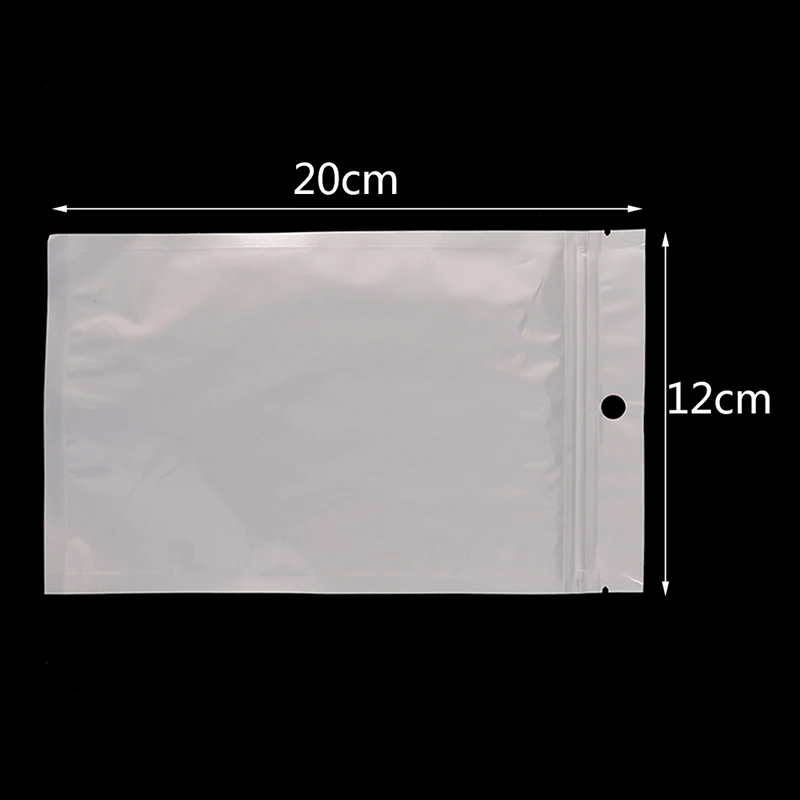 20 шт пластиковые сумки на молнии высокое качество Прозрачная молния с замком