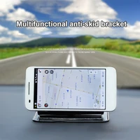 Silicone Black Anti-slip Portable Car Mobile Phone Holder Mat GPS Mount Bracket 360 Degree Rotatable Dashboard Anti Slip Pad