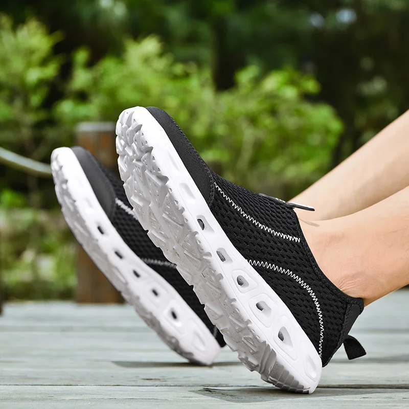 2021 Men Outdoor Hiking Shoes Climbing Sport Breathable Sneakers Tactical Hunting Trekking Shoes Summer Mesh Anti-skid Trainers