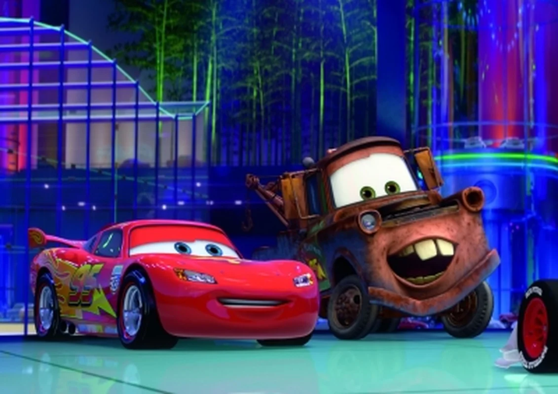 Картина на холсте Disney Настенная картина с мотивом мультфильма Тачки