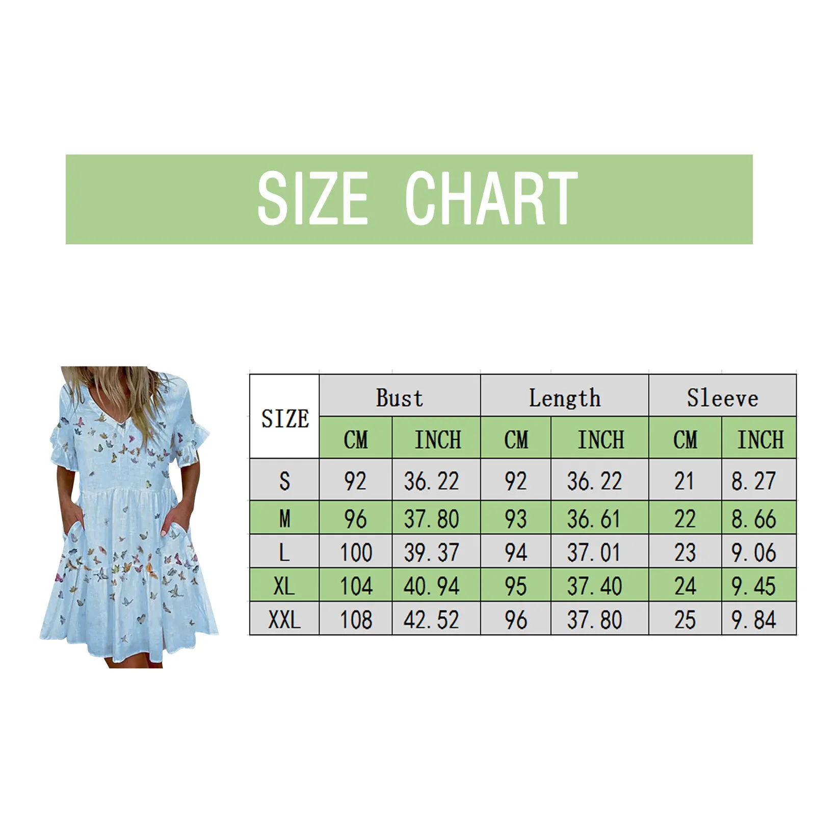 

Women Pockets Mini Dresses Summer Elegant Floral Print Ruffles Short Sleeve Party Dress Casual V-neck A-line Streetwear #T3G