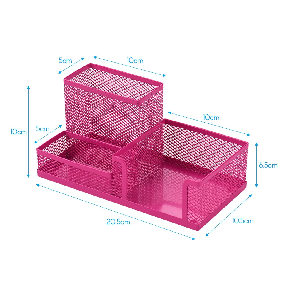 Многофункциональный настольный органайзер для хранения 3 шт. сетчатый
