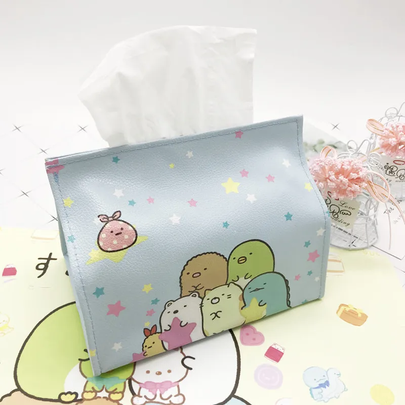 1 шт. аниме Sumikko Gurashi из PU искусственной кожи с принтом хранения крышки коробки