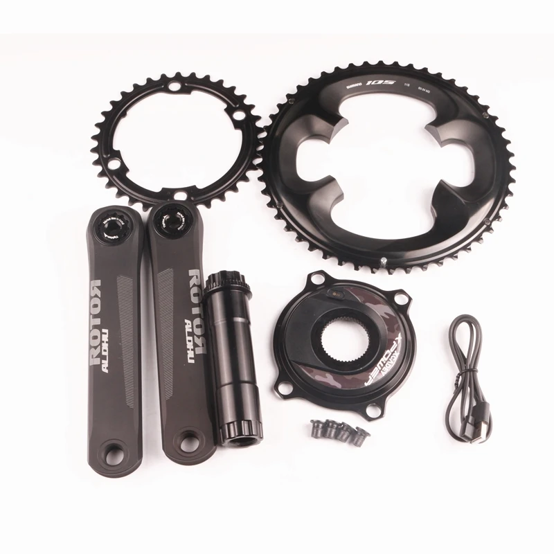 

ROTOR ALDHU X-Power Xcadey Power Meter Crankset With Shimano 105 R7000 110BCD 50-34T 52-36T 53-39T Crown Suitable For Road Bike