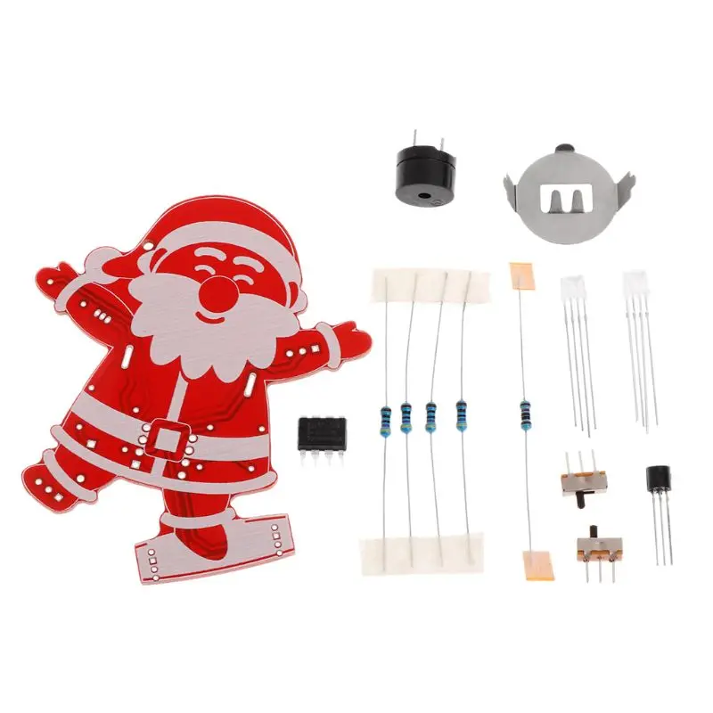 

DIY Santa Claus Christmas Tree Decoration Pendant Music Kit LED Electronic Kits